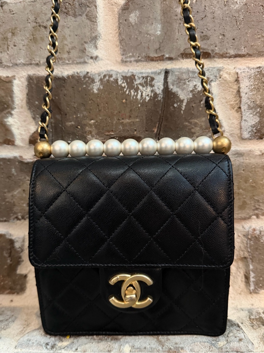 Chanel Chic Pearls Flap Bag